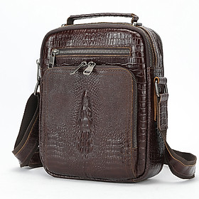 Túi đeo chéo nam DA CÁ SẤU phong cách mới - BEE GEE DCN9314