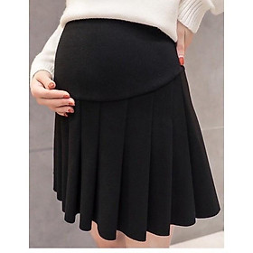 Chân váy bầu xếp ly dáng ngắn CHẤT UMI siêu xinh CV06