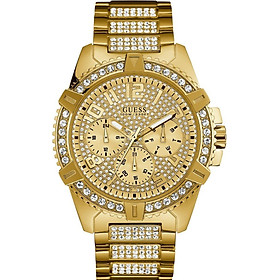 GUESS Men's Stainless Steel Crystal Dress Watch