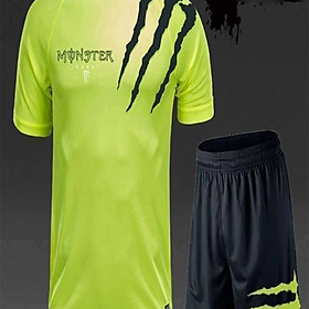 Set bộ quần áo thể thao nam mùa hè Monster chất vải cực mát