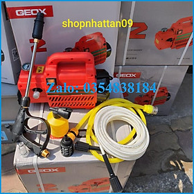 Mua Máy rửa xe gia đình cao áp geox chính hãng - máy rửa xe mini áp lực cao dây đồng 100% 2300W