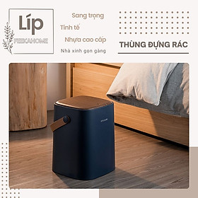 Mua Thùng Rác Nhựa Gia Đình Có Nắp Siêu Sang FEEKA Để Phòng Khách - Phòng Ngủ Dung Tích 8 Lít