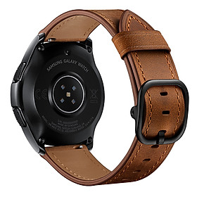 Dây Da Bò Paris Leather cho Galaxy Watch 3 45mm / Galaxy Watch 46 / Huawei Watch GT 2 / Ticwatch Pro (Size 22mm)