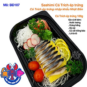 Mã 107_Sashimi Cá Trích ép trứng Nhật Bản 100g