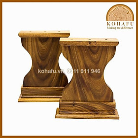 Mua Chân băng ghế  gỗ me tây nguyên tấm KG19028