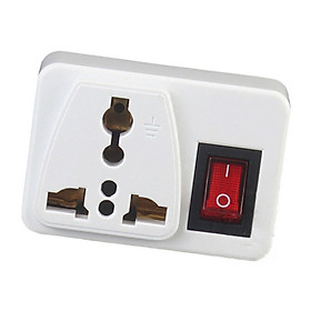 Ổ Cắm Chân Đa Năng Có Công Tắc Bật Tắt Nguồn MD-17