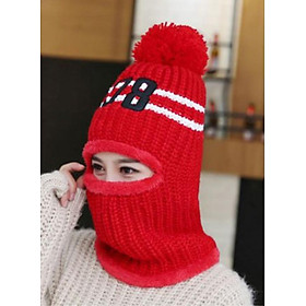 Mũ len, nón len 2 phong cách tua rua số 08 A011
