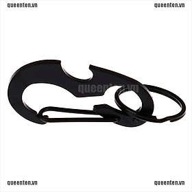 Mua 1pc Bottle Opener Keychain Ring D Shape Buckle Clip Outdoor Camping Carabiner QUVN