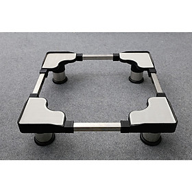 Chân kê tủ lạnh máy giặt đa năng 48cm đến 60cm INOX dày 1mm Hàng Chính Hãng