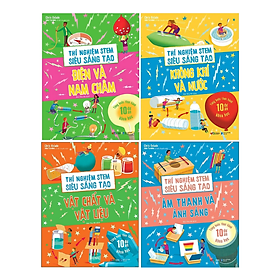 Sách Bộ 4 Cuốn: Thí Nghiệm Stem Siêu Sáng Tạo