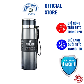 Bình Giữ Nhiệt SOIKA SB091 Inox 316 Cách Nhiệt Chân Không Nhiều Màu Nhiều Dung Tích