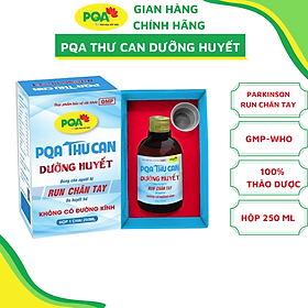 PQA Thư Can Dưỡng Huyết không đường kính 250ml là dược phẩm thảo dược cho người bị run chân tay do huyết hư, thiếu máu, sản phẩm không có đường kính dành cho người bị tiểu đường sử dụng.