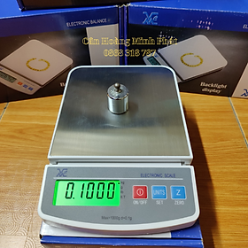 Cân Điện Tử Nhà Bếp Định Lượng 1kg/0.1g FEJ (cân tiêu ly) - Cân Chính Xác - Kèm Sạc