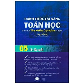 Sách đánh thức tài năng toán học 5, toán song ngữ singapore, toán lớp 5, lớp 6
