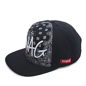 PREMI3R Mũ Snapback  Nón Hiphop SWAG PASELY màu đen trắng mũ lưỡi trai phong cách hàn quốc nón thương hiệu chính hãng