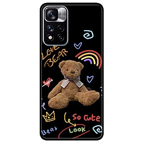 Ốp lưng dành cho Xiaomi Redmi Note 11 Pro 5G ( Bản Nội Địa ) - Chú Gấu Love Bear