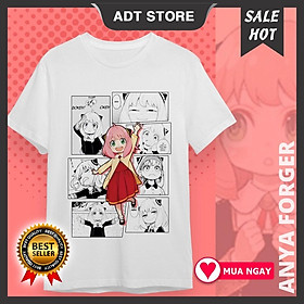 Áo Thun Tay Ngắn Cổ Tròn In SPY X FAMILY Manga Thời Trang Unisex nam nữ độc đẹp giá rẻ