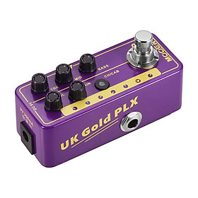 Mooer MICRO PREAMP Series 019 UK Gold PLX Digital Preamp Preamplifier Guitar Effect Pedal Cabinet Simulation Dual