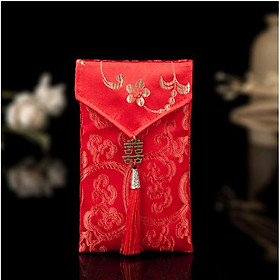 Bao Lì Xì Vải Gấm Nhiều Hoa Văn Cao cấp Ngày Tết,Cưới Hỏi, Nạp Tài.