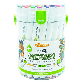 Hộp Viết Vẽ TK Marker 48 Màu Xuczi BC668-48 (H/48)