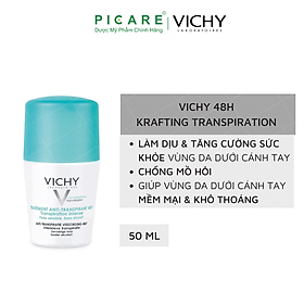 Hình ảnh Review Lăn khử mùi và giúp khô thoáng vùng da dưới cánh tay 48h Vichy 50ml