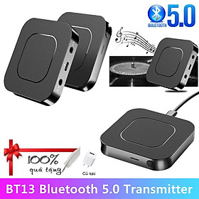 Mua BT-13 Thu Phát Bluetooth 5.0 Cho Máy Tính Laptop  Tai Nghe Điện Thoại Thông Minh  đầu CD MP3 Player. BT-13 2 In 1 Bluetooth 5.0 Audio Transmitter And Receiver Adapter For Computer laptop headphone smartphone CD Player MP3 Player