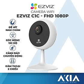 Camera ezviz C1C 1080p, cam wifi 2 megapixel, ống kính góc rộng 130 độ, đế hít nam châm, quay đêm hồng ngoại - Hàng chính hãng