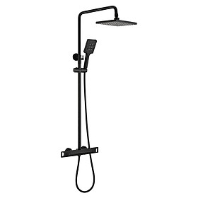 Mua Sen cây tắm đứng mầu đen chỉnh nhiệt độ BRODA A64