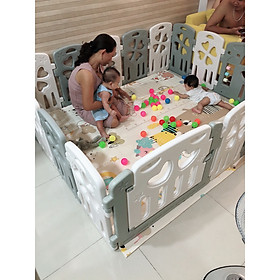 Bộ quây cũi nhựa 16 miếng kích thước 1.5*1.9m