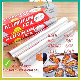 Mua Giấy bạc nướng thực phẩm cho nồi chiên không dầu - nướng bánh nướng thức ăn - loại đẹp nướng làm bánh WALLMART WM91