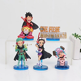 5 cái / bộ Anime Đồ chơi hình một mảnh WCF Mugiwara56 vol.2 Nami Sanji Usopp Franky Brook PVC Hình nhân vật hành động Đồ chơi quà tặng