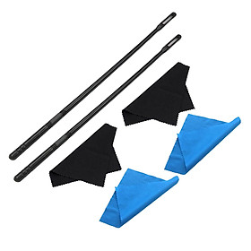 Flute Cleaning Rod and Cloth Flute Cleaning Supplies Flute Accessories