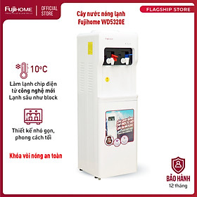 Cây nước nóng lạnh Nhật Bản Fujihome WD5320E khóa vòi nóng