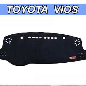 Thảm Taplo Toyota Vios 2019 2020 2021 2022 mẫu nhung lông chống nóng tốt, chống trơn trượt, vừa khít theo xe