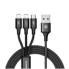 Mua Cáp USB ra dual Lightning + Micro USB Baseus Rapid Series dài 1.2M - Hàng chính hãng