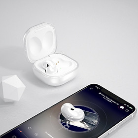 Case ốp cho Samsung Galaxy Buds 2 Pro/ Buds 2 TPU Kai Trong Suốt Animal Kèm Móc Treo_ Hàng Chính Hãng