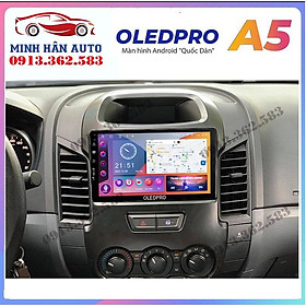 Bộ màn hình OLEDPRO A5, A3 cho xe FORD RANGER 2011-2016, trọn bộ màn hình, mặt dưỡng,dây nguồn theo xe