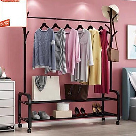 Mua Giá treo quần áo️MẪU MÃ NÂNG CẤP️ khung kim loại sơn tĩnh điện bền vĩnh cửu