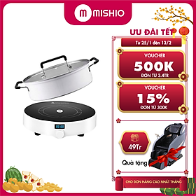 Bếp Điện Từ Đơn Mishio MK218 – Tặng Kèm Nồi Lẩu