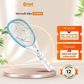 Mua Vợt Muỗi điện COMET CP045B 2 lớp lưới bắt muỗi hiệu quả tiện lợi khi sử dụng