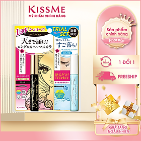 Combo Mascara Chuốt Mi Dài Và Mascara Tẩy Trang Mi Kissme Heroine (2 cây )