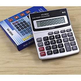 Máy tính học sinh, máy tính tính tiền số to KK-800A full box
