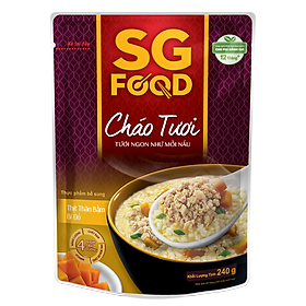 Cháo tươi Sài Gòn Food Thịt thăn bằm & Bí đỏ 240g