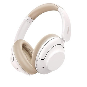 Mua Ugreen 15809 HiRes DNN HiTune Max5 Hybrid Active Noise Cancelling tai nghe chụp OnEar bluetooth chống ồn màu trắng 43dB ANC pin 90h tặng cáp sạc type c và cáp 3.5mm HP202 20015809 - Hàng chính hãng