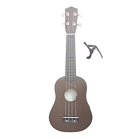 Đàn Ukulele Soprano Woim 35A15 tặng kèm capo nâng tông