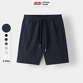 Quần Short Nam Casual 5S FASHION, Chất Cotton Thoáng Mát, Cạp Chun Co Giãn (QSC24011)