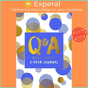 Sách - Q & A Bible Verse 5-Year Journal Blue Edition by Carol Petley (UK edition, hardcover)