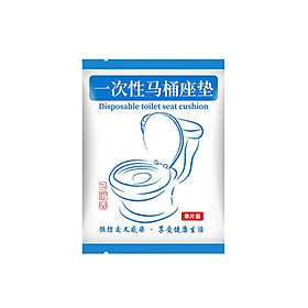 Mua TÚI 10 Miếng lót nắp bồn cầu dùng 1 lần  cảm giác thoải mái tiện lợi mang đi  Ngăn ngừa lây nhiễm chéo  đảm bảo vệ sinh