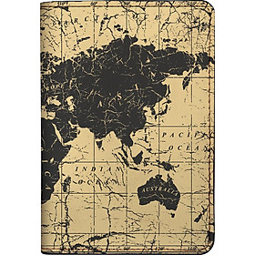 Bao Da Hộ Chiếu / PASSPORT Mika V-008-005-P (19 x 14 cm) - Nâu