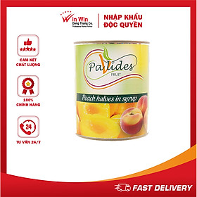 Đào Ngâm Đường Pavlides 820g - Nhập Khẩu Hy Lạp | Pavlides Peach Halves in Syrup 820g